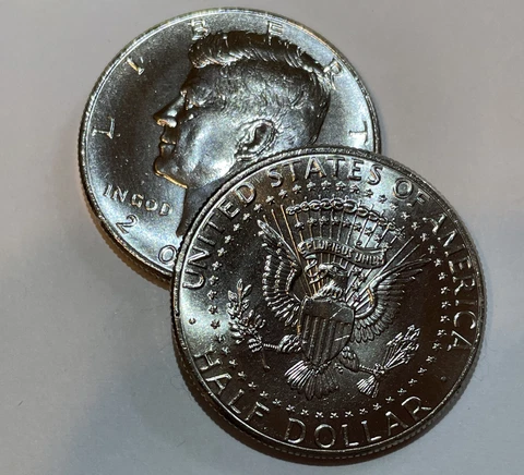 2010 P&D President Kennedy Half- Dollars From US Mint Rolls UNC Cover