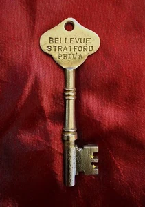 Bellevue Stratford Hotel Philadelphia PA Original Gästezimmer Skelett Schlüssel -... - Bild 1 von 2