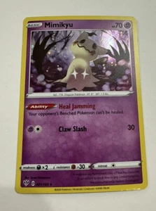 Mimikyu 081/189 Darkness Ablaze 2020 Cosmos Holo Pokemon Promo Card NM - Picture 1 of 2