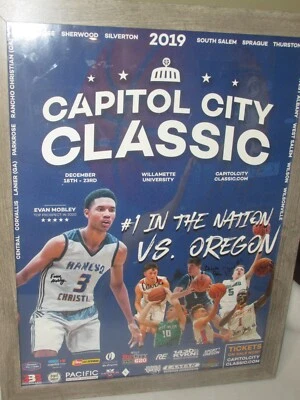 Evan Mobley Autographed Poster * High School * Rancho Christian * Cavaliers - Image 1 of 4