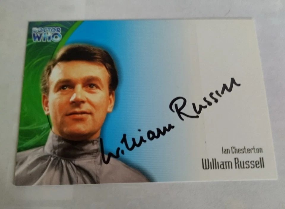 William Russell AUTOGRAPH CARD Doctor Who - Image 1 of 1