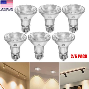 2/6X PAR20 E26 Flood Light Bulb Dimmable 50W Spotlight Bulb Replacement 120V US - Picture 1 of 16