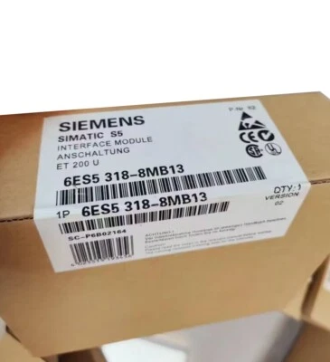 6ES5318-8MB13 Ipc New Sealed SIEMENS SIMATIC S5, Interface Module 6ES5318-8MB13 - Image 1 of 4