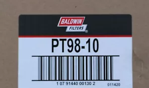 FILTRO DE ELEMENTO HIDRÁULICO BALDWIN PT98-10 - Imagen 1 de 6