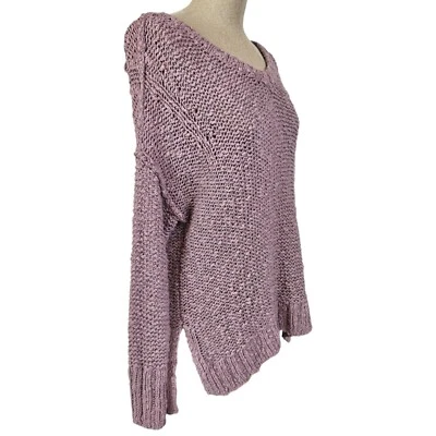 HOLLISTER Cotton Blend V-Neck Chunky Sweater M Medium - Image 1 of 4