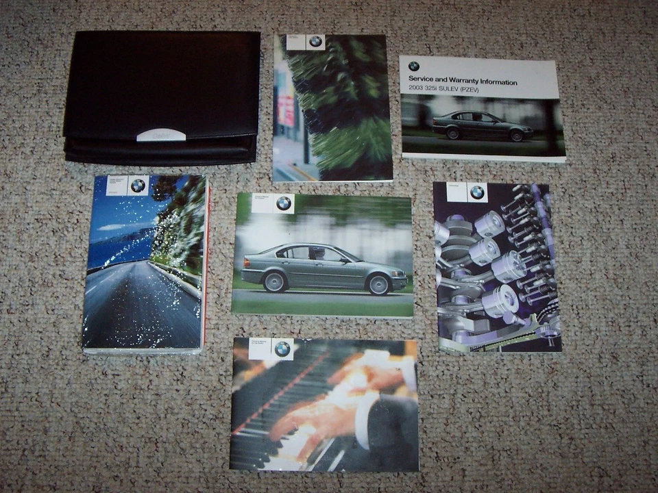 BMW 320i 325i 325xi 330i 330xi 2004 sedán manual de mantenimiento del operador del dueño Foto 1 de 1