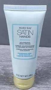 Mary Kay Satin Hands FRAGRANCE FREE Shea hand cream 3 oz. NEW Unsealed - Picture 1 of 2