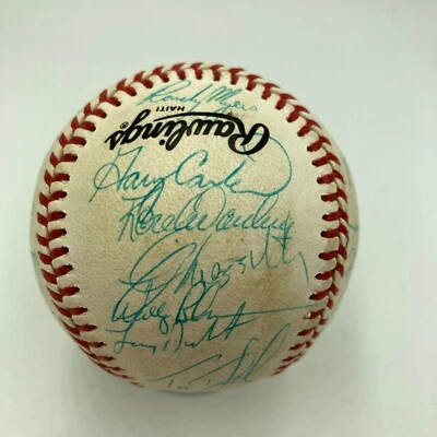 1987 New York Mets Team Signed National League Baseball Gary Carter JSA COA - Image 1 of 4
