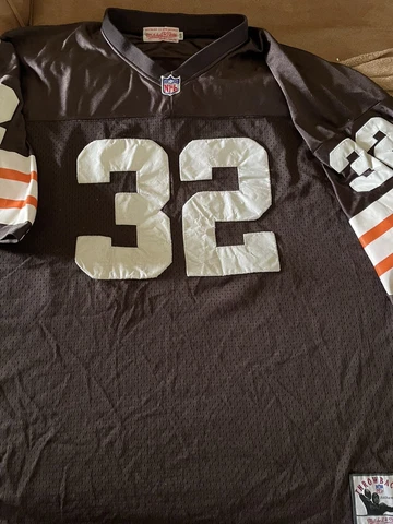 Jim Brown Mitchell and Ness Throwback Size 56 2XL Jersey (See Below) Cover