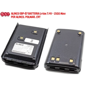ALINCO EBP-87 BATTERIA Li-Ion 7,4V - 1500 Mah PER ALINCO, POLMAR, CRT - Zdjęcie 1 z 3