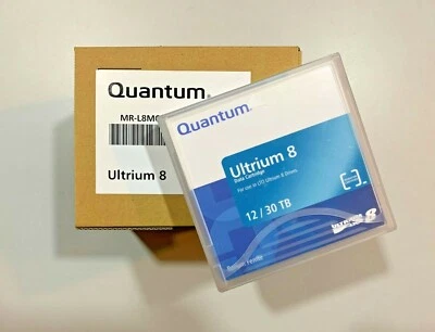 QUANTUM LTO-8 Tape MR-L8MQN-01 (5 Pack) Drive Backup Tape Data - Brand New - Image 1 of 4