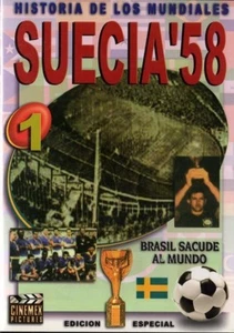 HISTORIA DE LOS MUNDIALES SUECIA '58 LA ONCENA IDEAL WORLD CUP SOCCER 1958 DVD - Picture 1 of 2
