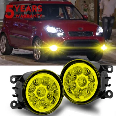 Farol de neblina amarelo lâmpada de direção H11 para 2014 Kia Soul Base Hatchback 4 portas 1,6L - Imagem 1 de 4