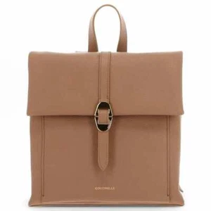 NEW COCCINELLE Backpack Female Leather Beige - E1RCK140101N71 - Picture 1 of 3