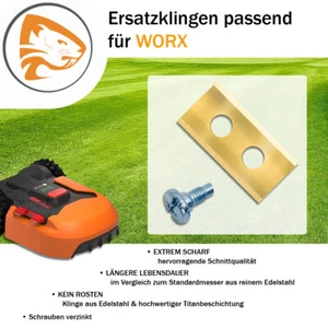 Klingen p.f. WORX Ersatz Messer Landroid & LandXcape  Mähroboter 9x 18x 36x - Bild 1 von 5