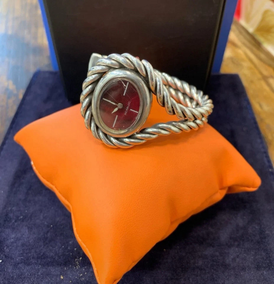 orologio in argento a carica manuale vintage - Immagine 1 di 1