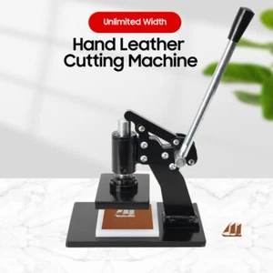 DIY Manual Leather Embossing Molding Machine Hand Press Tool Leather Cutting - Picture 1 of 16