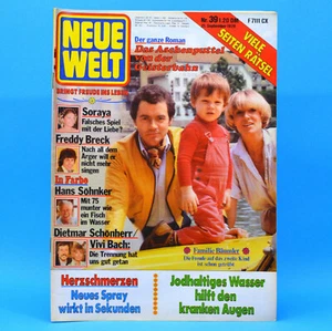 Neue Welt 39-1978 / 21.09.1978 Hans-Jürgen Bäumler Hildegard Knef Heidi Kabel - Bild 1 von 1