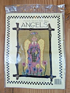 VTG Banar Designs Four Seasons Angels Cross Stitch Kit FSA-50624 - Spring Angel! - Picture 1 of 2