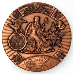 Metal Arts Co Christian Gobrecht Fliegender Adler Bronzemedaille 76 mm - Bild 1 von 4