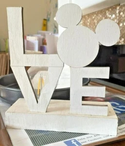 Love Worded Mickey Mouse Sign Light - Picture 1 of 2