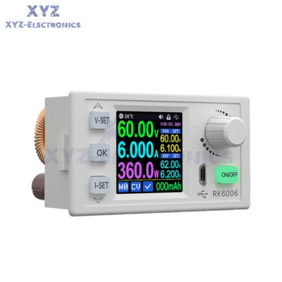 RK6006 60V 6A Adjustable DC Regulated Power Supply Step Down Buck Converter - Image 1 of 4