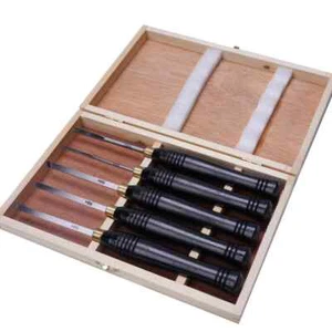 5pcs/set HSS Lathe Chisel Set Woodworking Turning Tool set HSS High Speed Steel - Picture 1 of 10