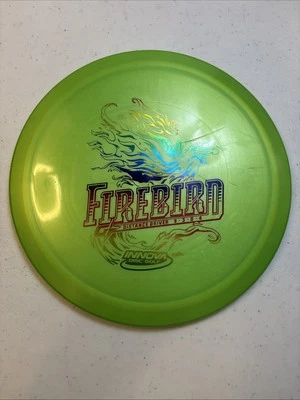 DISC GOLF INNOVA GSTAR FIREBIRD OVERSTABLE DISTANCE DRIVER 163g GREEN W/ PRISM - Image 1 of 2