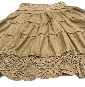 Sally Mack Rock 14 Boho Romantisch Spitze Baumwolle Stufen Cottagecore Maße - Bild 1 von 8