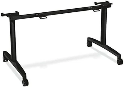 HON Huddle Flip-Top Base For 24"D Table HONMFLIP24CP - Black - Image 1 of 2