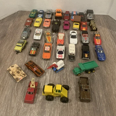 Lot Of 37 Vintage Die cast 70’s 80’s Midget Toy Tonka Tomica ERTL  - Image 1 of 4