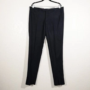 NWT Emporio Armani Black Wool Trouser Pants Size Large / EU 54 - Picture 1 of 10
