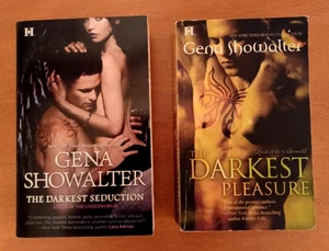 2 Lords of the Underworld novels-Gena Showalter-The Darkest Pleasure/Seduction - Imagen 1 de 1