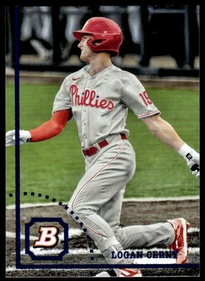 2022 Bowman Heritage #BHP-65 Logan Cerny Prospects Philadelphia Phillies - Image 1 of 2