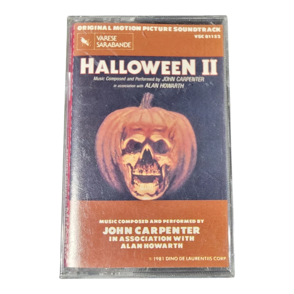 Halloween II Soundtrack John Carpenter Cassette 1988 Horror Slasher Synth Rare - Image 1 of 4