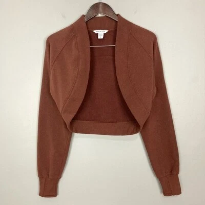 Cárdigan corto Athleta Retroplush suéter para mujer talla S frente abierto polar bolero Foto 1 de 4