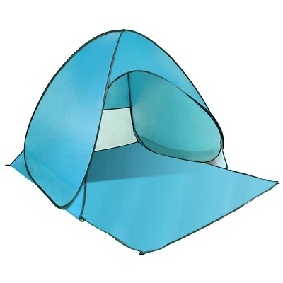 Tienda de Playa Pop Up Sombra Refugio Anti-UV Exterior Playa Camping Peces Toldo NUEVO Foto 1 de 4