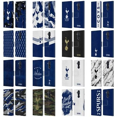 OFFICIAL TOTTENHAM HOTSPUR F.C. BADGE LEATHER BOOK WALLET CASE FOR NOKIA PHONES - Image 1 of 4