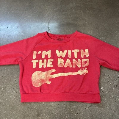 Freeze 'я с группой' красный укороченный толстовка женщин маленький - Изображение 1 из 4