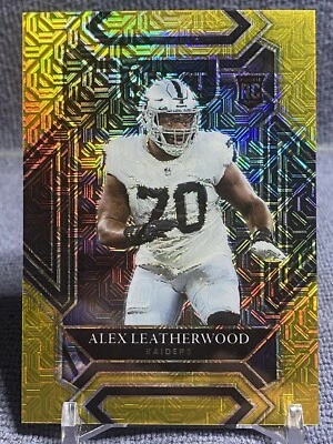 2021 Select Alex Leatherwood RC Gold Mojo #09/10 - Image 1 of 4