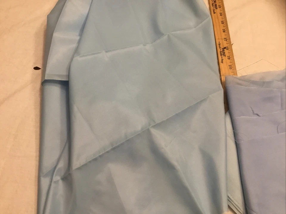 1-1/2 Yards Sky Blue Polyester Fabric 44”w Cinderella, Costume, Dresses Lining - Image 1 of 1