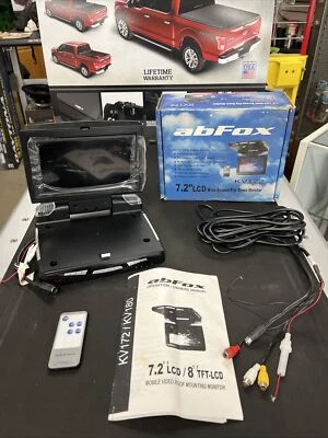 abFox KV172 7.2” LCD Wide Screen Flip Down Monitor  - Image 1 of 4
