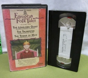 EUROPEAN FOLK TALES Poland animation Lovelorn Giant Trumpeter VHS Tower of Mice - Imagen 1 de 2