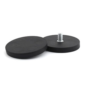 D31mm M4/M5/M6 Rubber Strong Magnetic Chuck Base Mount NdFeB Strong Magnetic