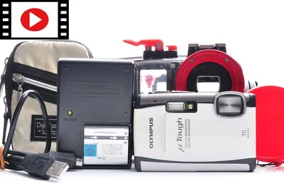 Olympus μ Tough 6000 White Digital Camera PT-047 Underwater Case From Japan - image 1 of 4