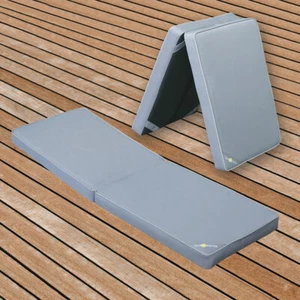 Oceansouth Hinged Type Boat Cushions Bench Seat Length 48" x Width 15" - Gray - Picture 1 of 9