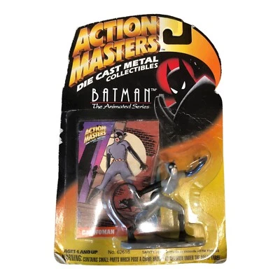 Figura Die-Cast Catwoman 1994 Kenner Action Masters Batman Serie Animada Nuevo de Lote Antiguo Foto 1 de 4