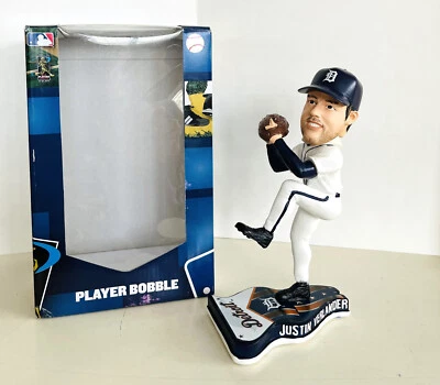 Justin Verlander 2013 Detroit Tigers FOCO ~ Serial # 154 / 2,013 Bobblehead NIB - Image 1 of 2