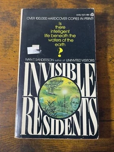 Invisible Residents by Ivan Sanderson 1973 - Picture 1 of 9