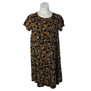 LuLaRoe M Disney Carly Dress Minnie Mouse Paisley Pattern - Picture 1 of 3